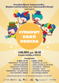 „Cyrkowy Dzień Dziecka” na Przystani nad Pilicą!