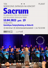 Zapraszamy na koncert chóru Artis Gaudium